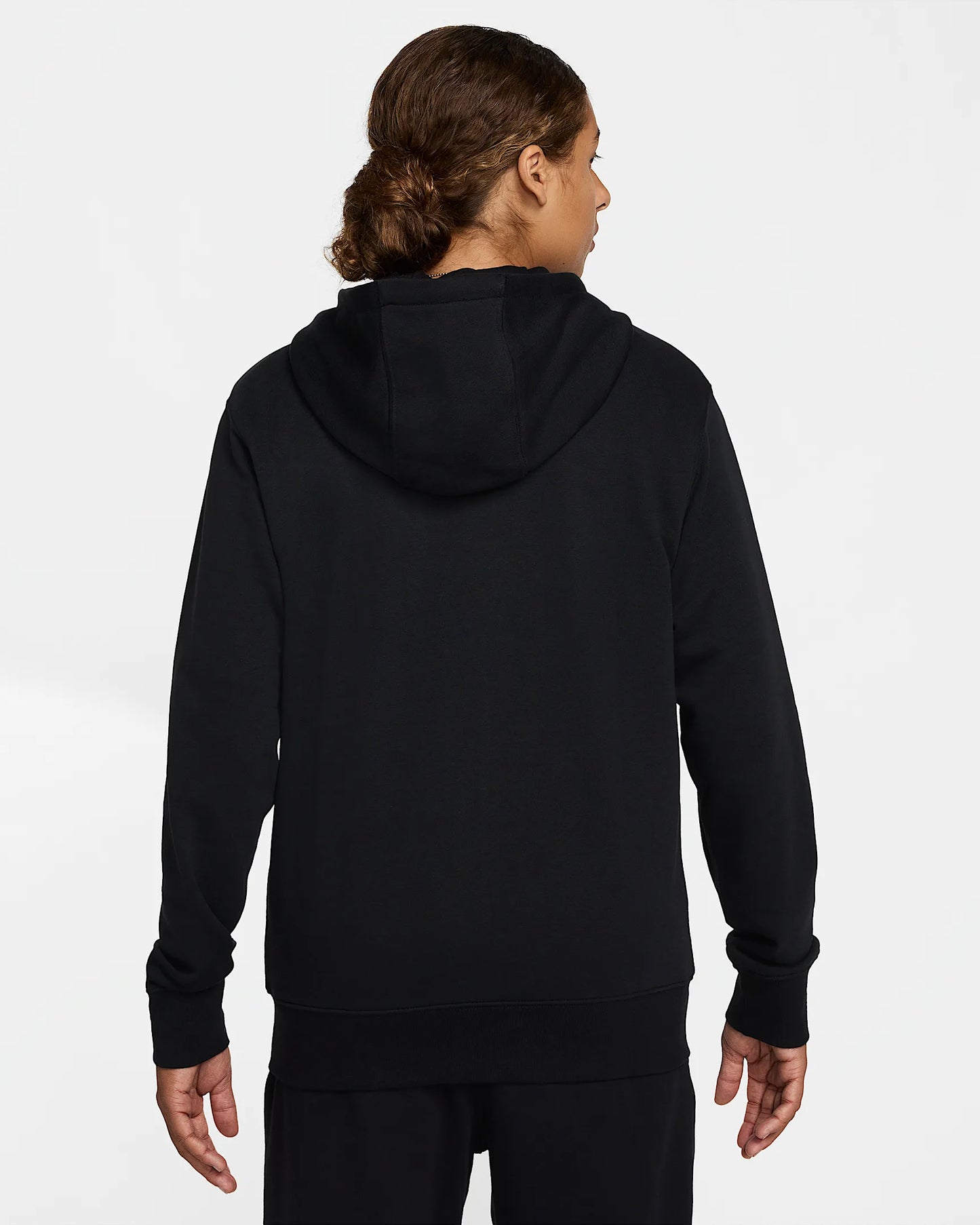 NIKE Club felpa in french terry con cappuccio e zip
