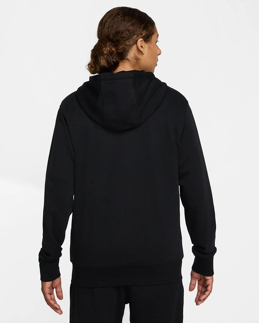 NIKE Club felpa in french terry con cappuccio e zip