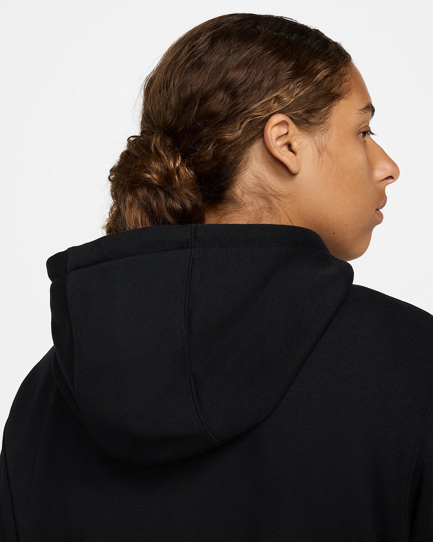NIKE Club felpa in french terry con cappuccio e zip