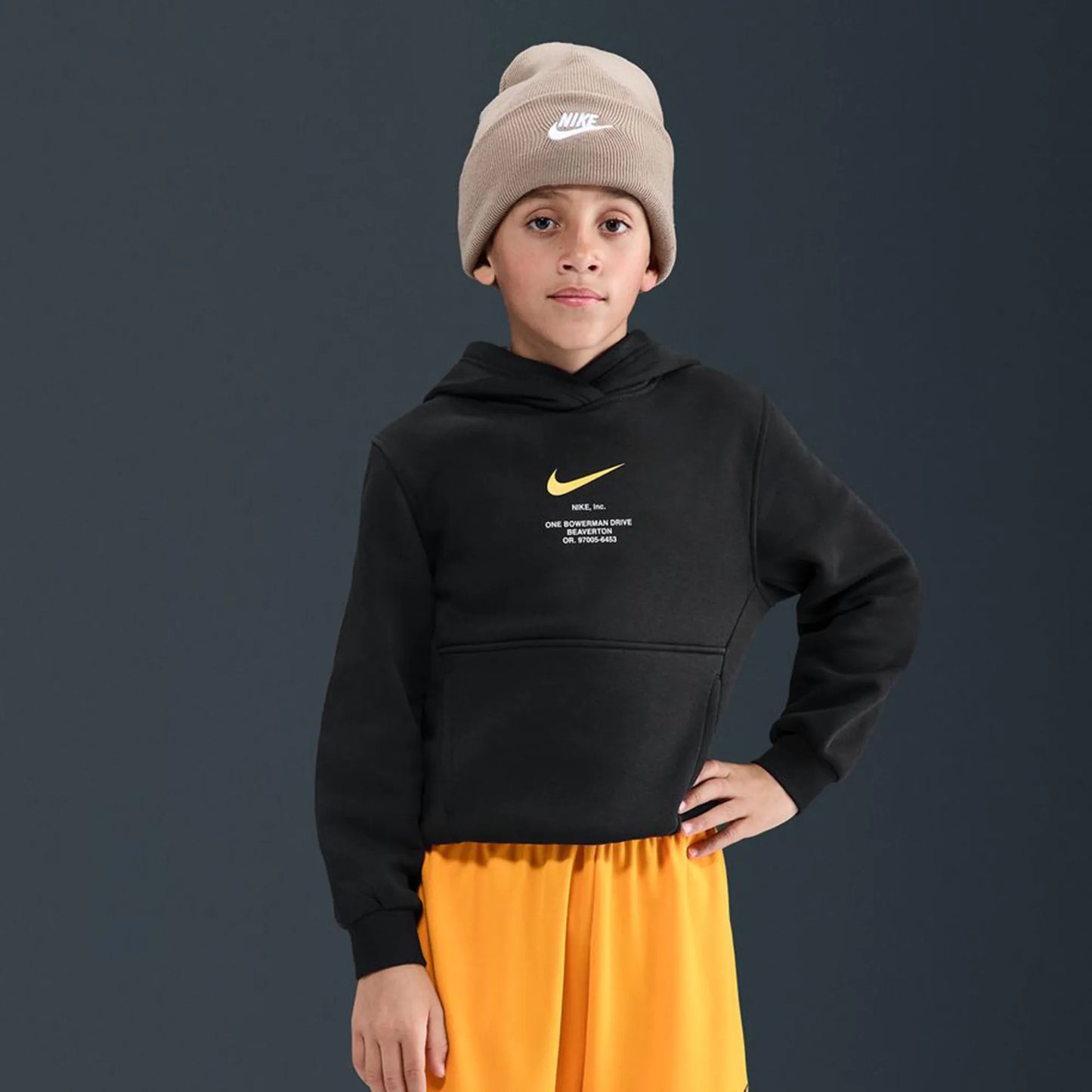 NIKE Felpa con cappuccio