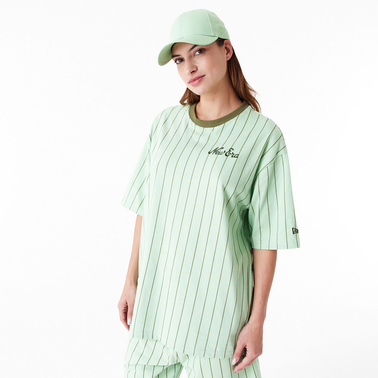 NEW ERA T-Shirt Oversize pinstripe