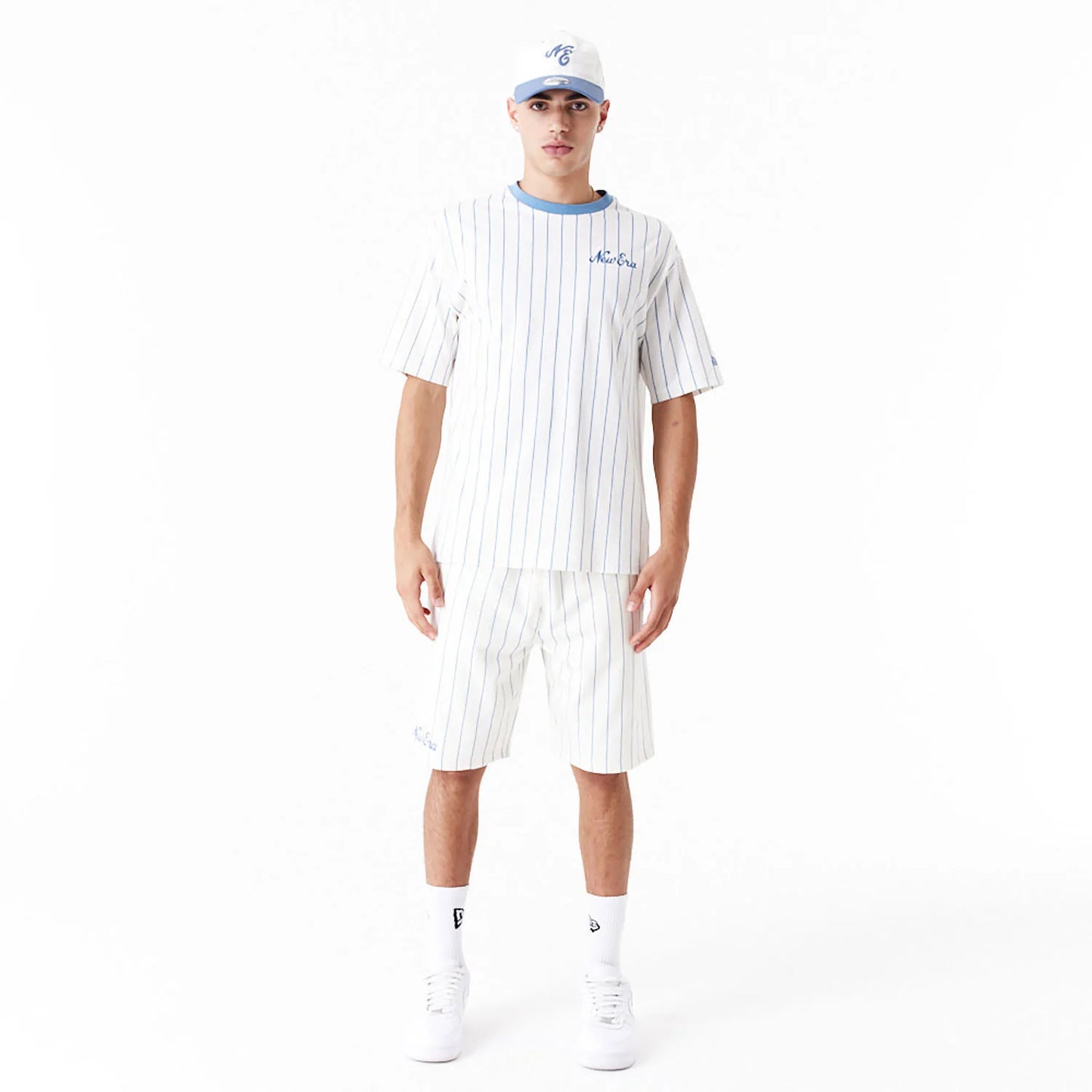 NEW ERA T-Shirt Oversize pinstripe