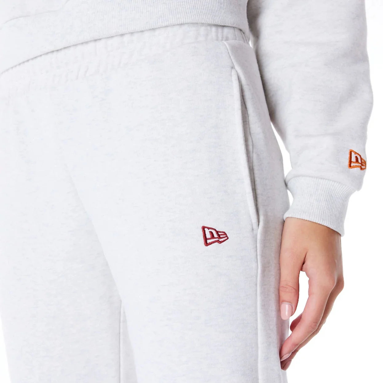 New Era Donna Infill Grigio Fleece Joggers