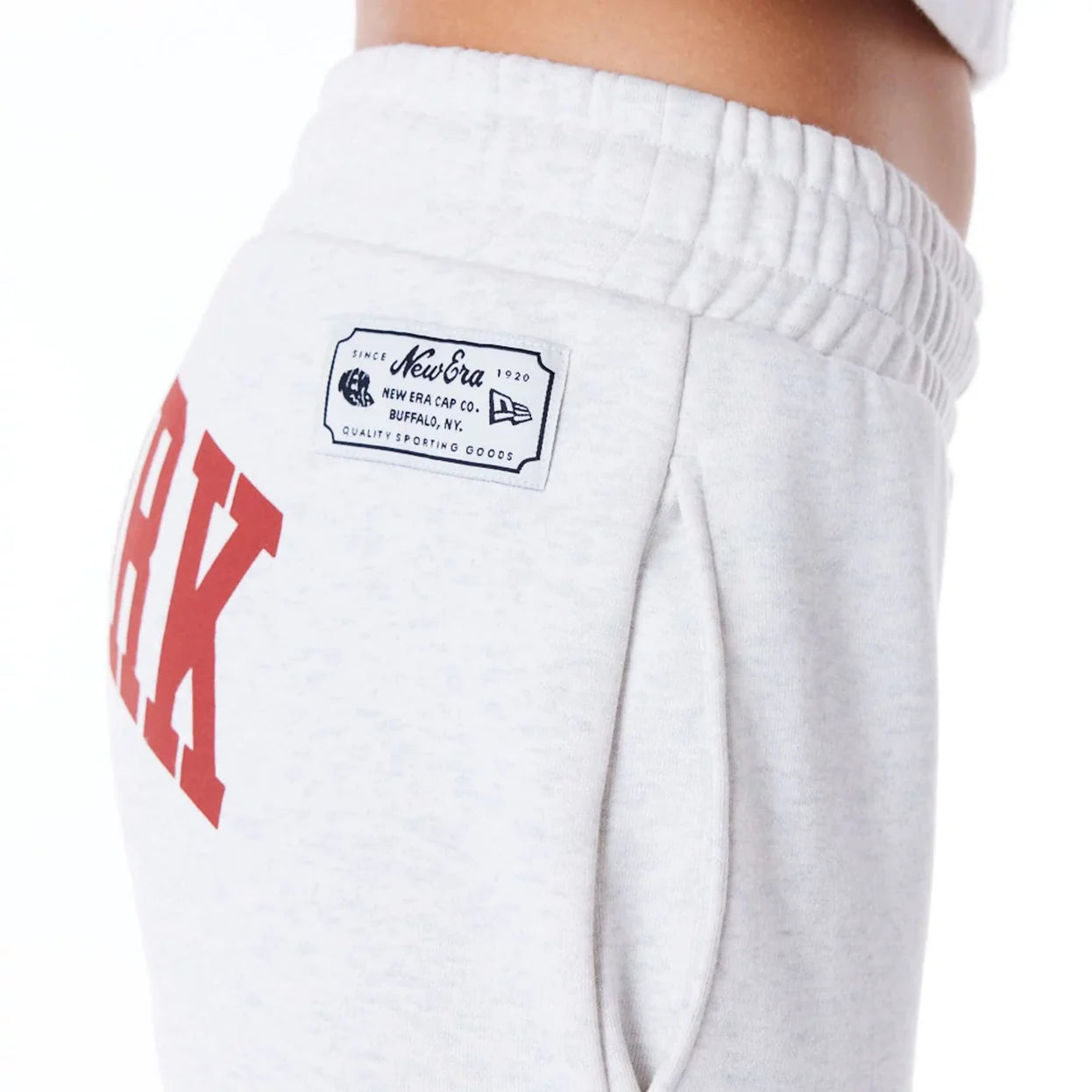 New Era Donna Infill Grigio Fleece Joggers