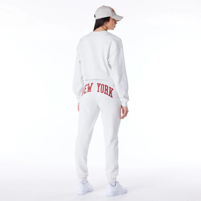 New Era Donna Infill Grigio Fleece Joggers