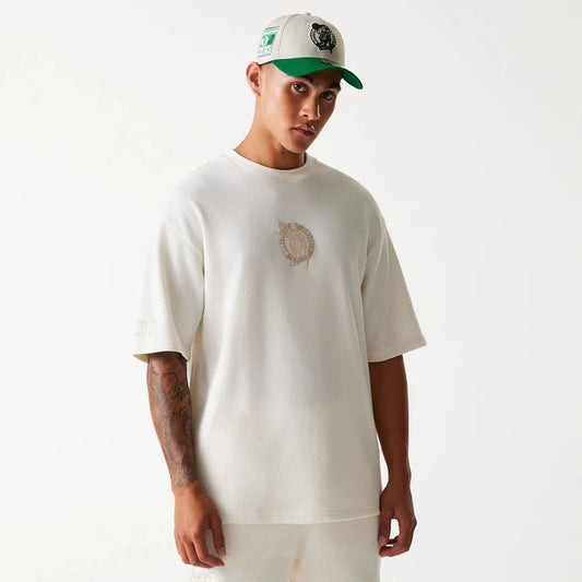New Era T-Shirt Oversized Boston Celtics NBA Waffle