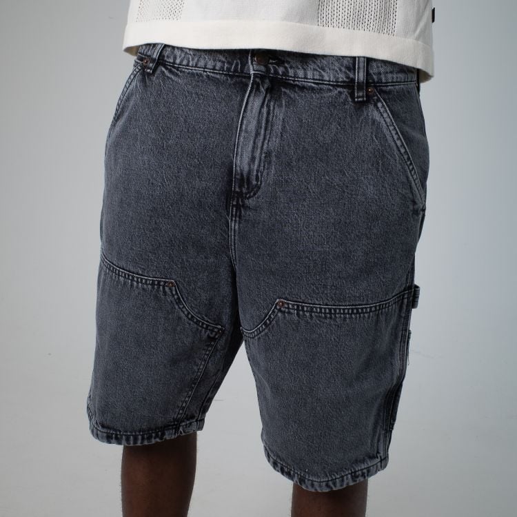 IUTER DOUBLE KNEE DENIM SHORTS