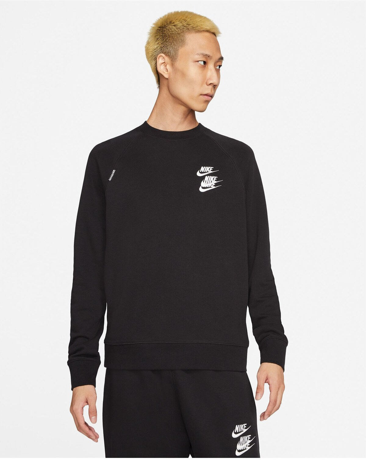 Nike felpa crewneck NSW World Tour