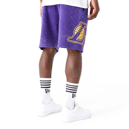 NEW ERA LA Lakers NBA Washed Shorts