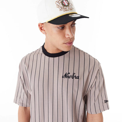 NEW ERA T-Shirt Oversize pinstripe