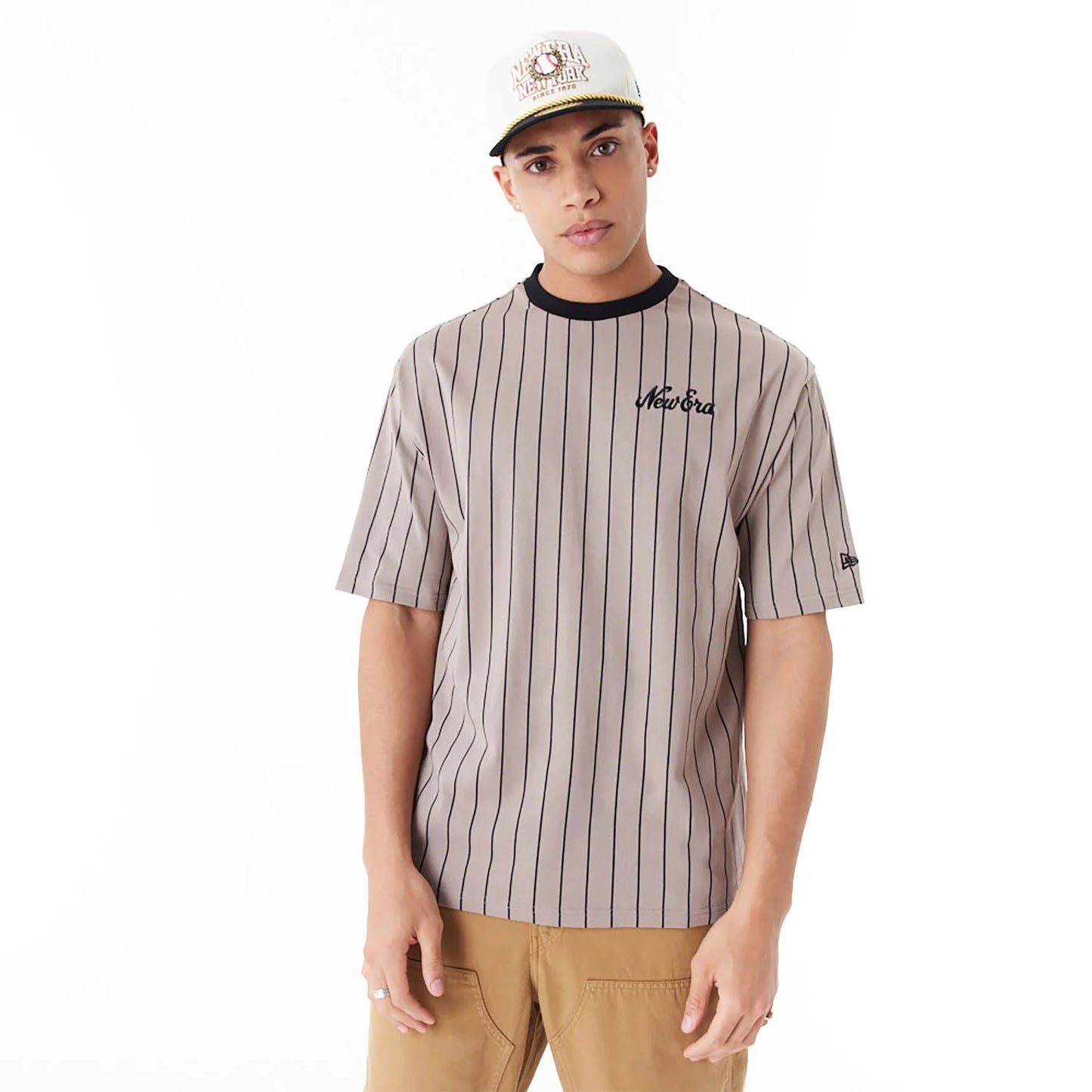 NEW ERA T-Shirt Oversize pinstripe