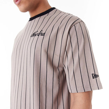 NEW ERA T-Shirt Oversize pinstripe