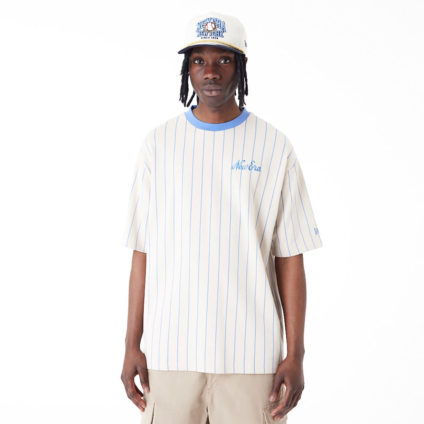 NEW ERA T-Shirt Oversize pinstripe