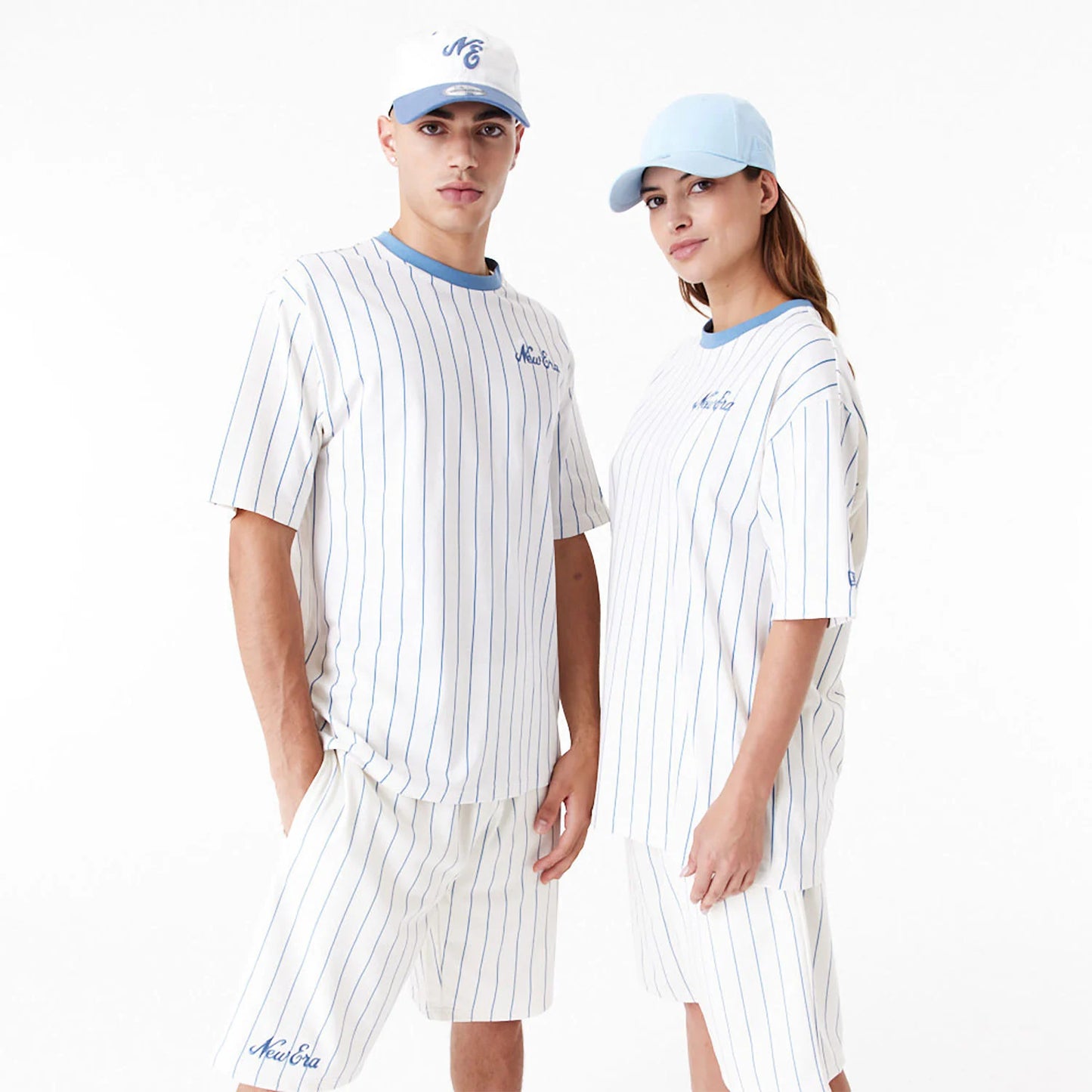 NEW ERA T-Shirt Oversize pinstripe